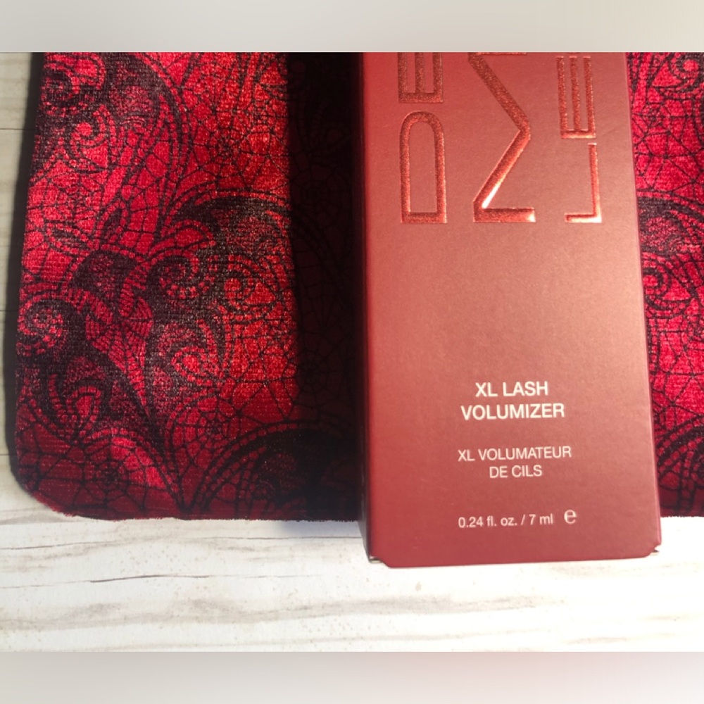 BRNB brow and lash serum and makeup bag